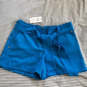 Cache Blue Flowy Shorts